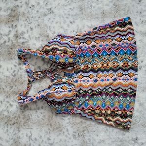 Strappy Back Tankini Top